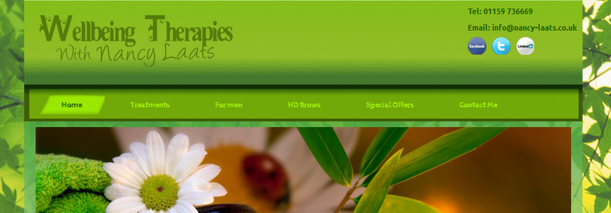 Nancy Laats Wellbeing therapies Website