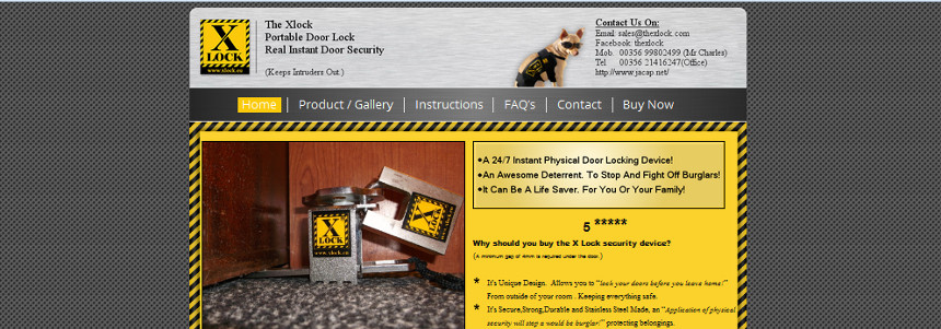 Image of Xlock Website 